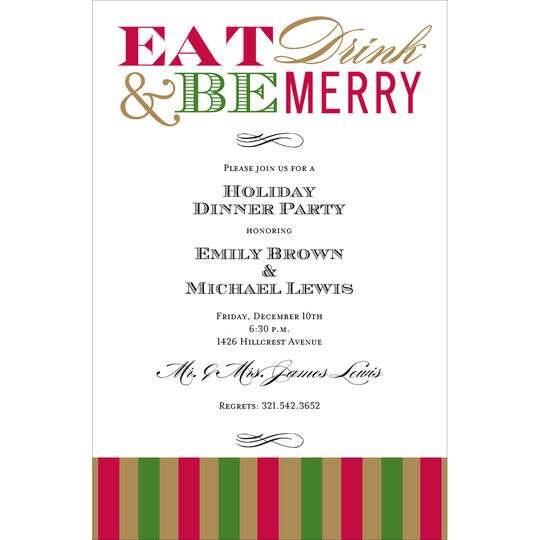 Be Merry Invitations